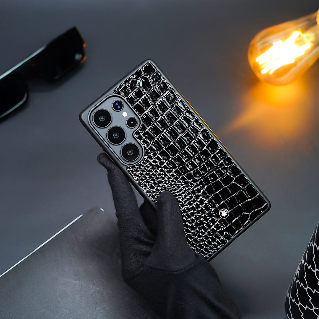 (Buy 1 Get 1 Free) Crocodile Pattern Genuine Leather Case