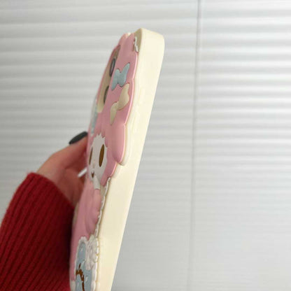 (Buy 1 Get 1 Free) Cute Doll 3D Silicon Case For iPhone