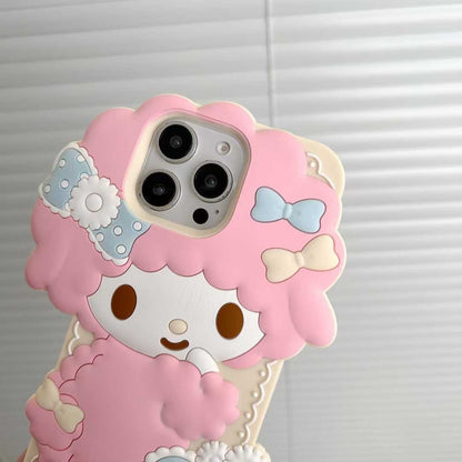 (Buy 1 Get 1 Free) Cute Doll 3D Silicon Case For iPhone