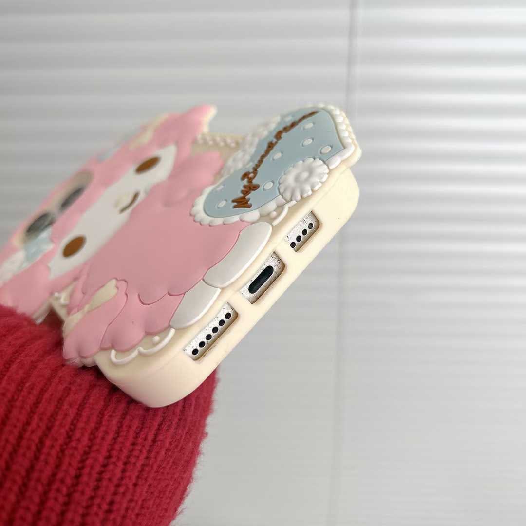 (Buy 1 Get 1 Free) Cute Doll 3D Silicon Case For iPhone