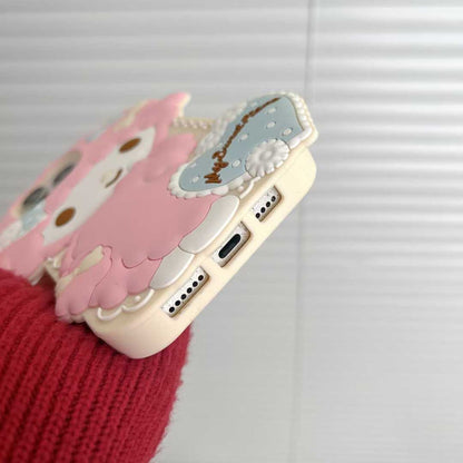 (Buy 1 Get 1 Free) Cute Doll 3D Silicon Case For iPhone
