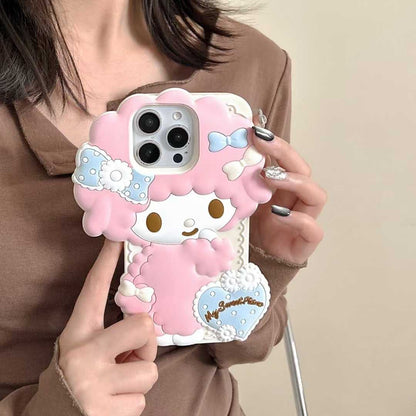 (Buy 1 Get 1 Free) Cute Doll 3D Silicon Case For iPhone