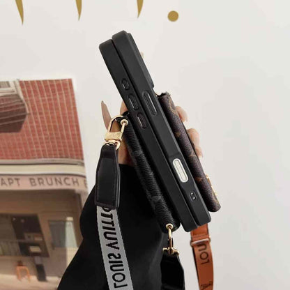 (Buy 1 Get 1 Free) Luxury Leather Designer Wallet Card Holder Case for iPhone