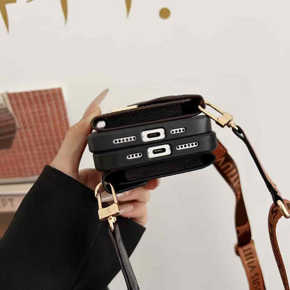 (Buy 1 Get 1 Free) Luxury Leather Designer Wallet Card Holder Case for iPhone