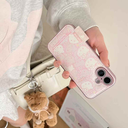(Buy 1 Get 1 Free) Hello Kitty Leather Case For iPhone