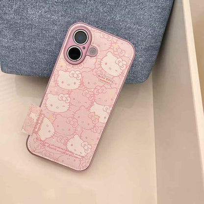 (Buy 1 Get 1 Free) Hello Kitty Leather Case For iPhone