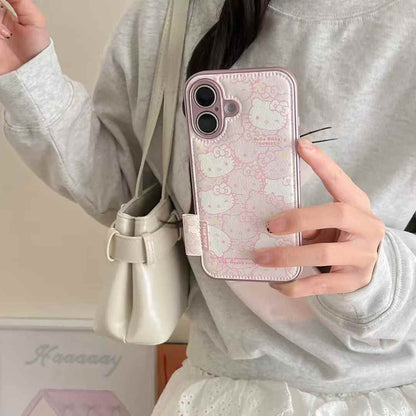 (Buy 1 Get 1 Free) Hello Kitty Leather Case For iPhone