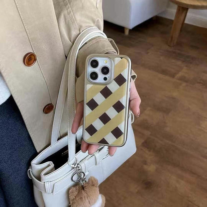 (Buy 1 Get 1 Free) Checkered Designer Case For iPhone