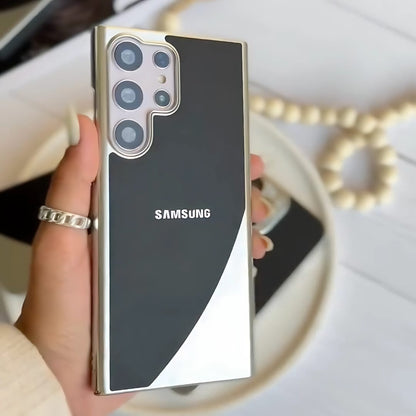 (Buy 1 Get 1 Free) Elegant Luxe Leather Electroplated Case - Samsung