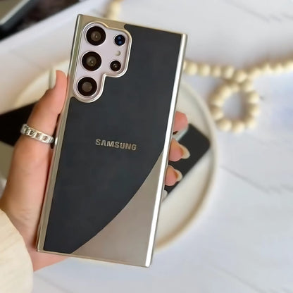 (Buy 1 Get 1 Free) Elegant Luxe Leather Electroplated Case - Samsung