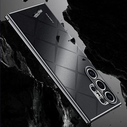 (Buy 1 Get 1 Free) Classy High-End Leather Business Case - Samsung