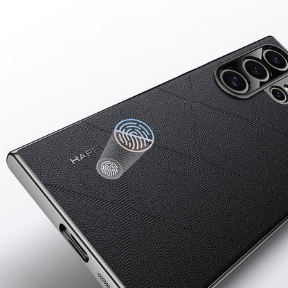 (Buy 1 Get 1 Free) Classy High-End Leather Business Case - Samsung