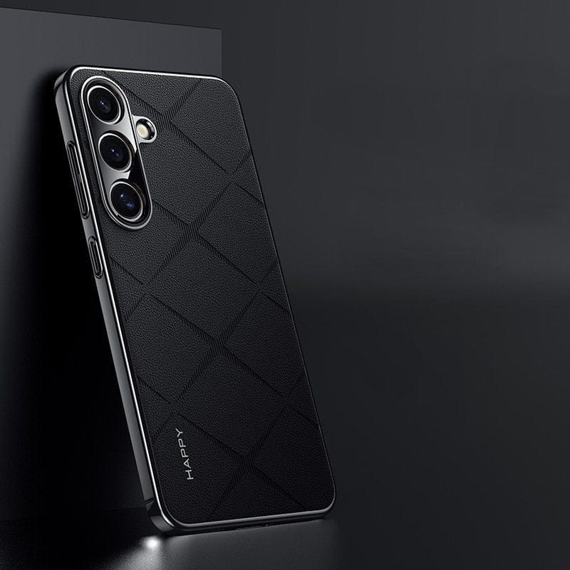 (Buy 1 Get 1 Free) Classy High-End Leather Business Case - Samsung