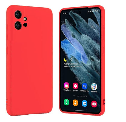 (Buy 1 Get 1 Free) Vivo T1 5G / Y75 (5G) / Y55(5G) / Iqoo Z6 (5G) Mobile Back Cover (Silicone + Inner Side Cloth)