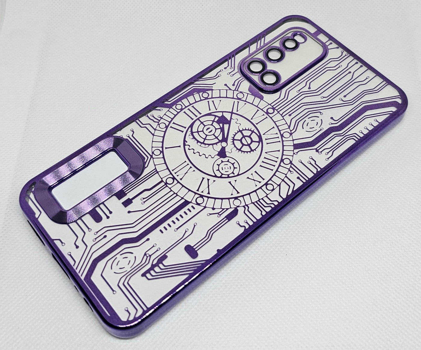 (Buy 1 Get 1 Free) Vivo V19 (2020) Back Cover with CD Watch Machine Design soft