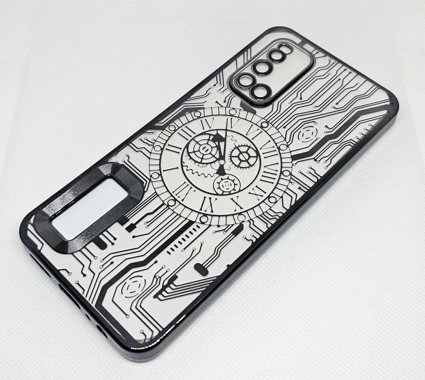 (Buy 1 Get 1 Free) Vivo V19 (2020) Back Cover with CD Watch Machine Design soft