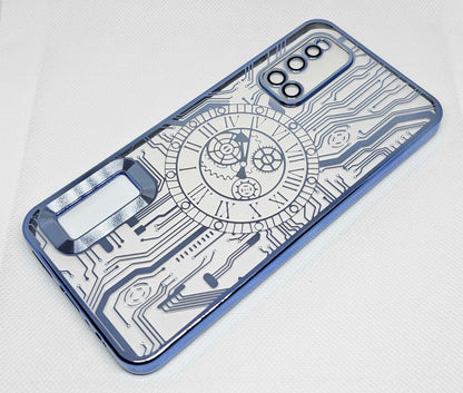 (Buy 1 Get 1 Free) Vivo V19 (2020) Back Cover with CD Watch Machine Design soft