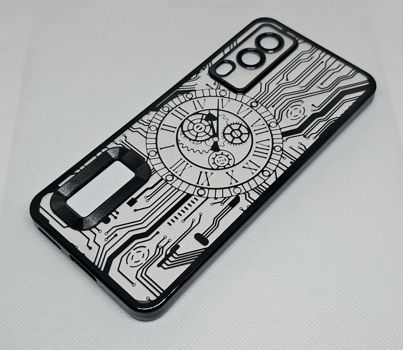 (Buy 1 Get 1 Free) Vivo V21E (5G) Back Cover with CD Watch Machine Design soft