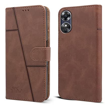 (Buy 1 Get 1 Free) Oppo Reno 8T (5G) Mobile Leather Flip cover