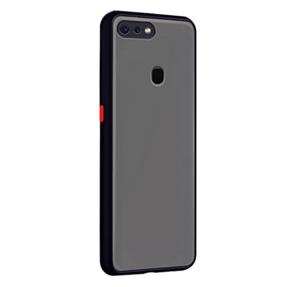 (Buy 1 Get 1 Free) Oppo A5/Realme 2 mobile Back Cover (Smoky)