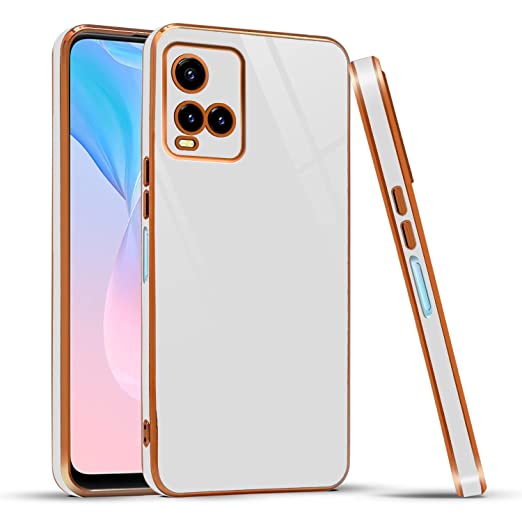(Buy 1 Get 1 Free) Vivo Y33s/Y21 6D Chrome Back Cover soft