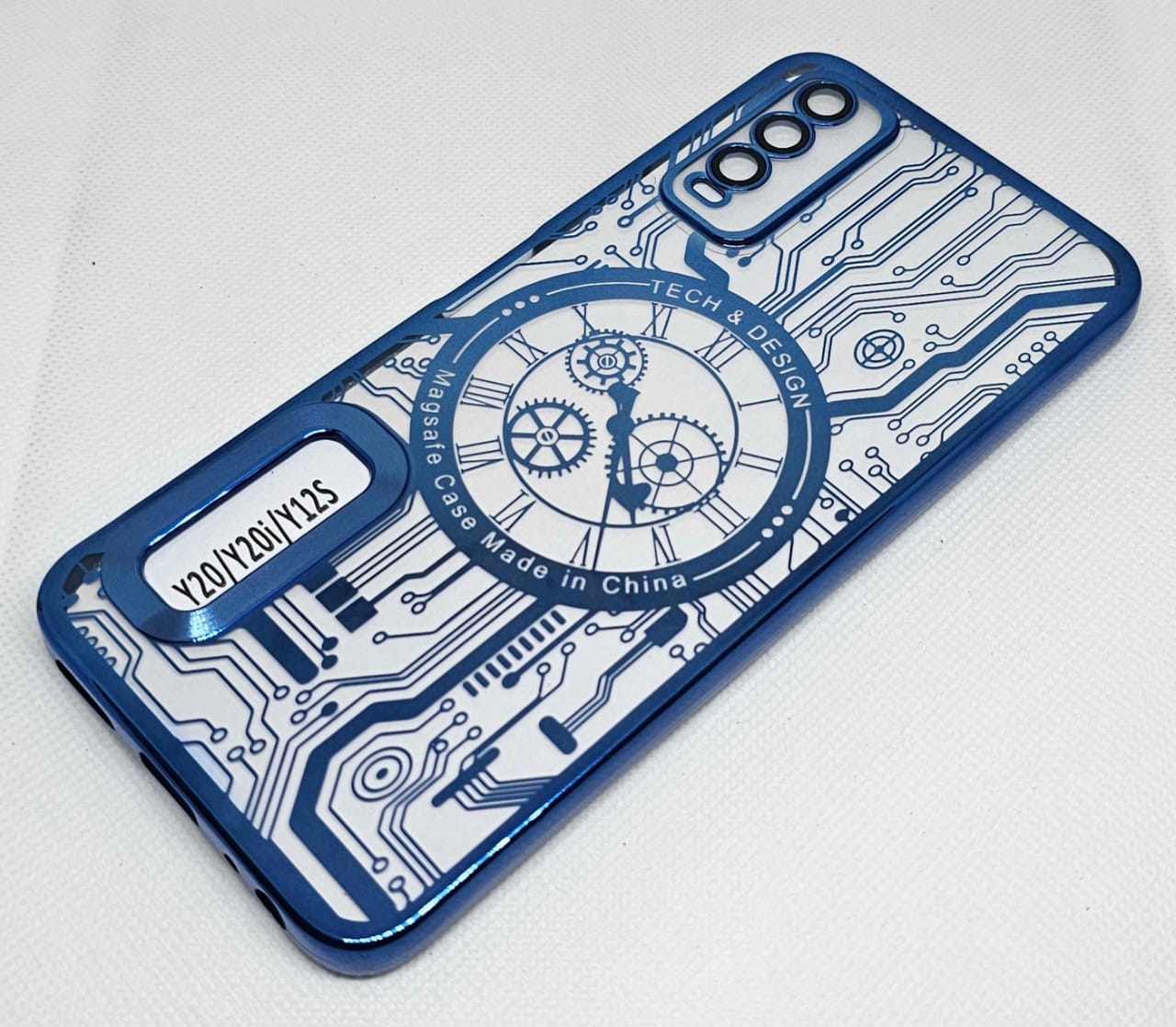 (Buy 1 Get 1 Free) Vivo Y20/Y20 i Mobile CD Watch Machine Design Back Cover