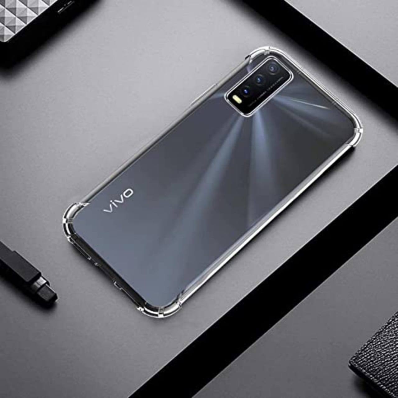 (Buy 1 Get 1 Free) Vivo Y20 Back Cover With Camera Protection
