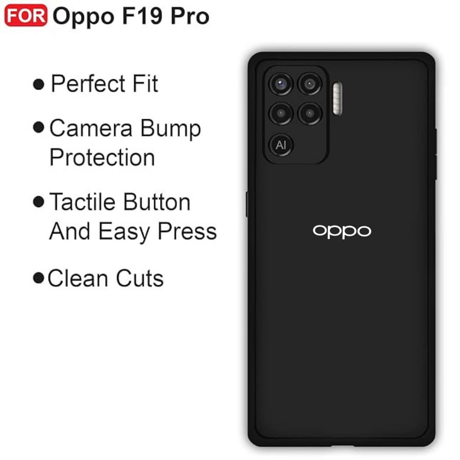 (Buy 1 Get 1 Free) Black Candy Silicone Case for Oppo F19 Pro