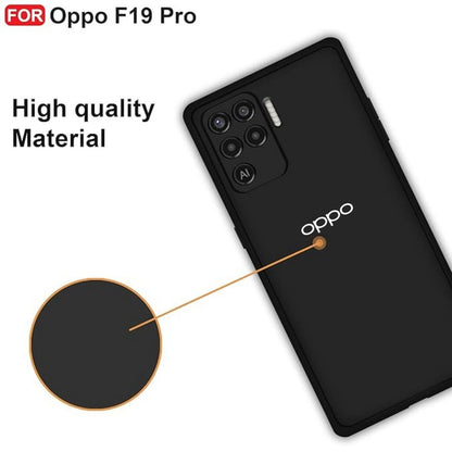 (Buy 1 Get 1 Free) Black Candy Silicone Case for Oppo F19 Pro
