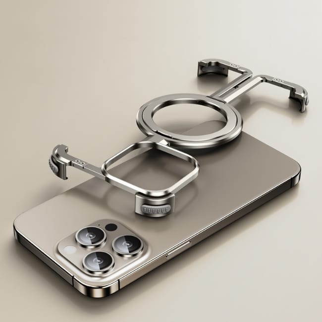 (Buy 1 Get 1 Free) Shockproof Aluminum Frameless Ring iPhone Metal Case