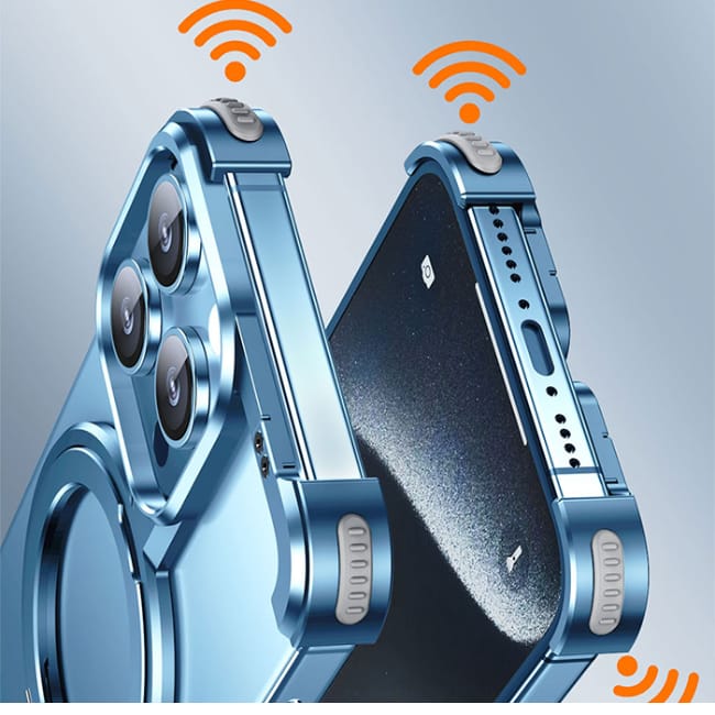 (Buy 1 Get 1 Free) Shockproof Aluminum Frameless Ring iPhone Metal Case