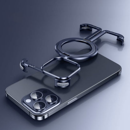 (Buy 1 Get 1 Free) Shockproof Aluminum Frameless Ring iPhone Metal Case