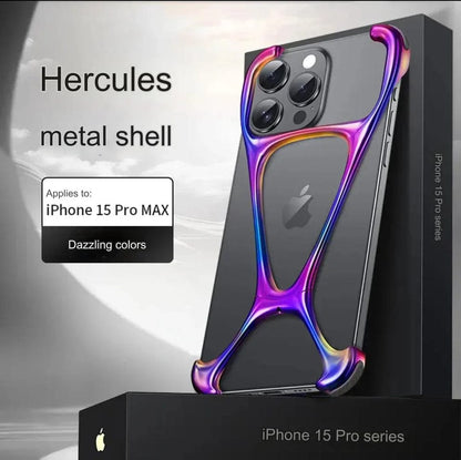 (Buy 1 Get 1 Free) Armor King Metal Frameless Cover for iPhone