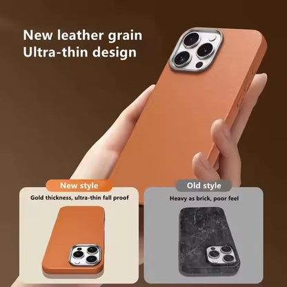(Buy 1 Get 1 Free) Luxurious Premium TPU Leather Case for iPhone
