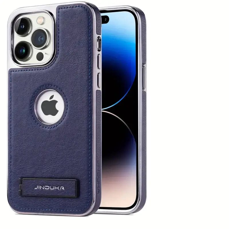 (Buy 1 Get 1 Free) Exclusive Leather Bracket Holder iPhone Case