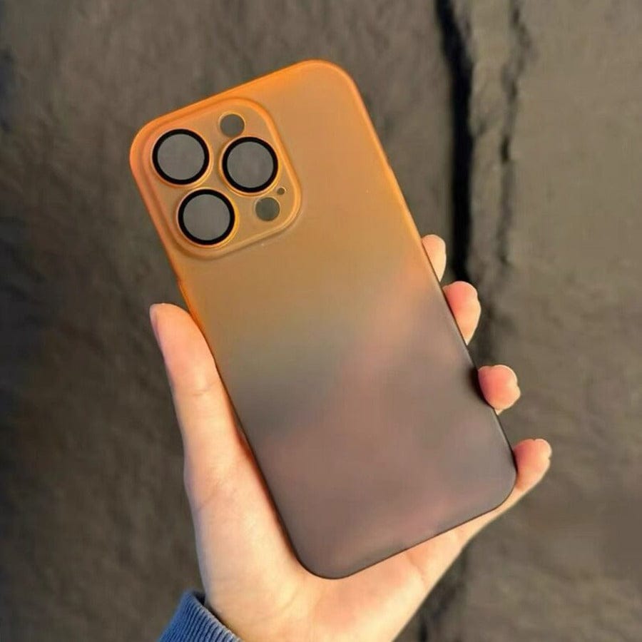 (Buy 1 Get 1 Free) Frosted Matte Gradient Back Case - iPhone
