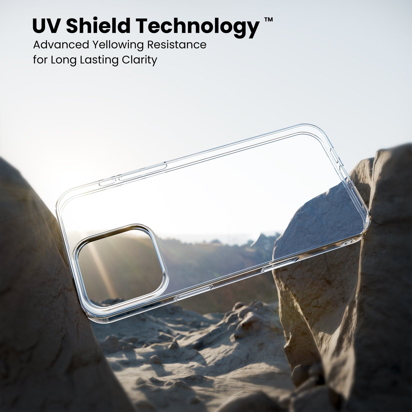 (Buy 1 Get 1) Anti-Yellow Non-Magsafe Clear Case