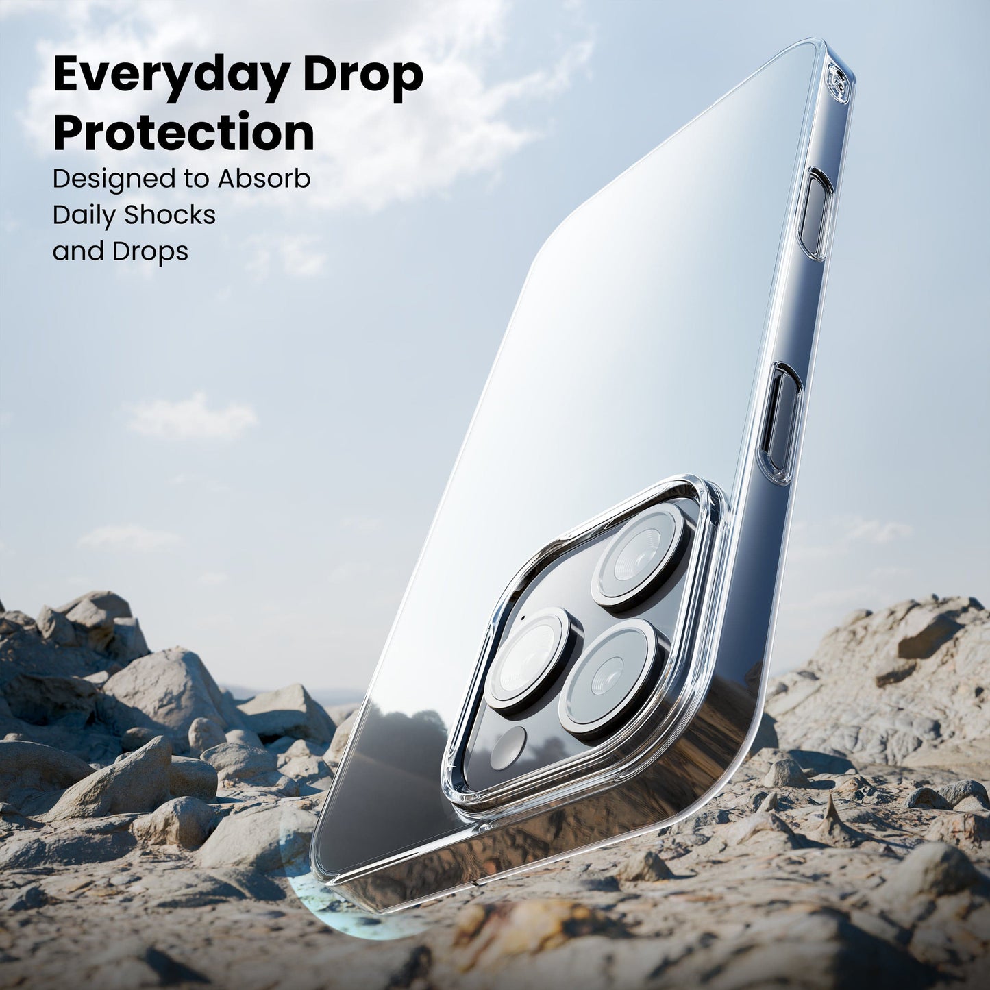 (Buy 1 Get 1) Anti-Yellow Non-Magsafe Clear Case