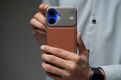 (Buy 1 Get 1 Free) Leather Case With Titanium Frame