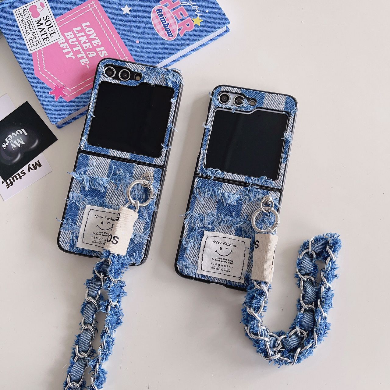 (Buy 1 Get 1 Free) Denim Samsung Flip Case
