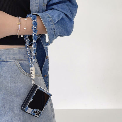 (Buy 1 Get 1 Free) Denim Samsung Flip Case