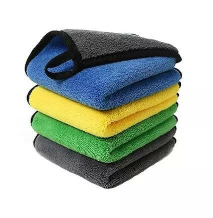 POWERCLEAN 40X40 cm 600 GSM Assorted Microfiber Cloth