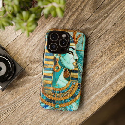 (Buy 1 Get 1 Free) Egyptian Pharaoh Phone Case, Egypt Phone Cases, Gem Stone Phone Case for iPhone