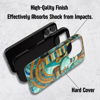 (Buy 1 Get 1 Free) Egyptian Pharaoh Phone Case, Egypt Phone Cases, Gem Stone Phone Case for iPhone