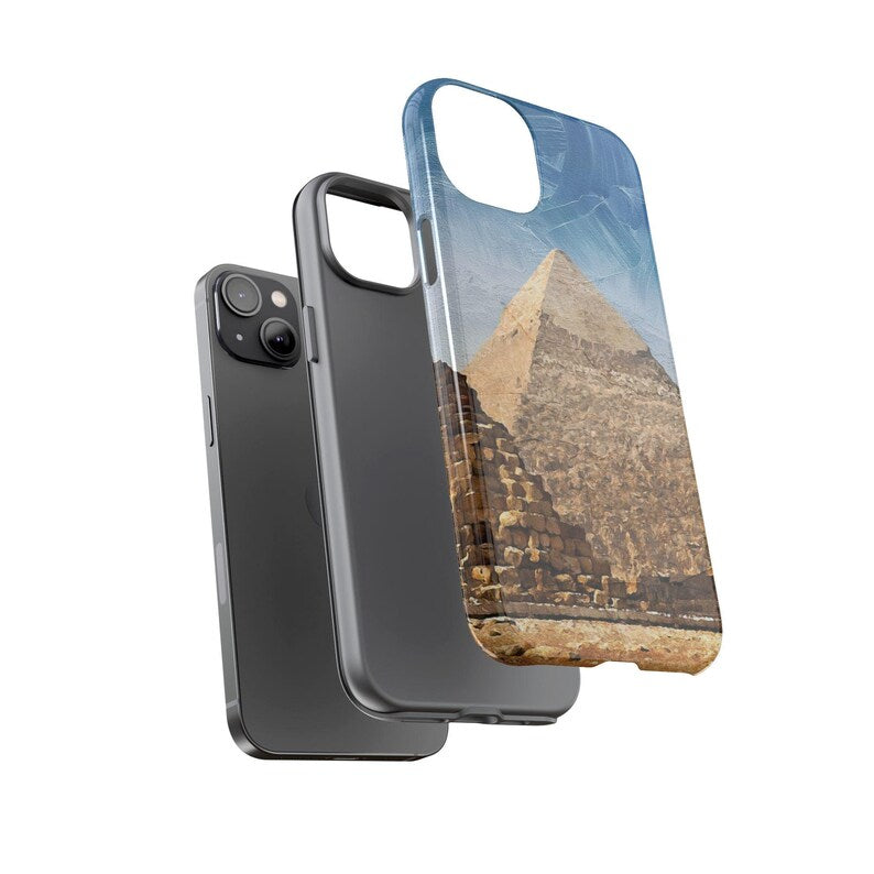 (Buy 1 Get 1 Free) Egypt Pyramid Painting Phone Case, iPhone Cases