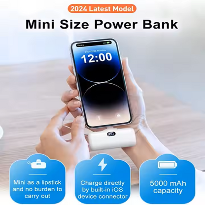 Capsule Power Bank 5000mAh With LED Display