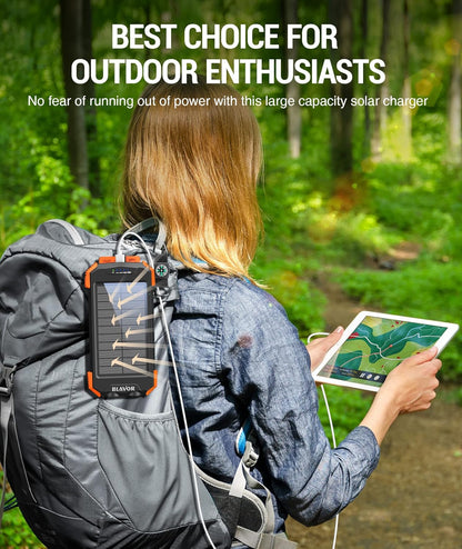 Solar Power Bank, 10,000mAh